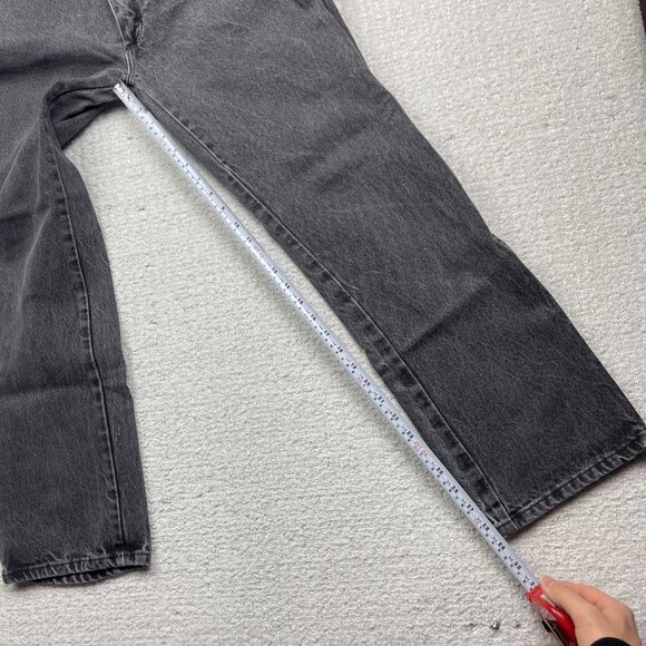 Vintage Rustler Jeans *36x30* Grey Pants Rancher Cowboy Tag Made In USA 90s Read - Picture 6 of 9